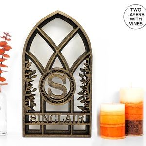 Custom Monogram Arch Signs